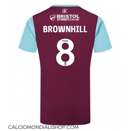 Maglie da calcio Burnley Josh Brownhill #8 Prima Maglia 2024-25 Manica Corta